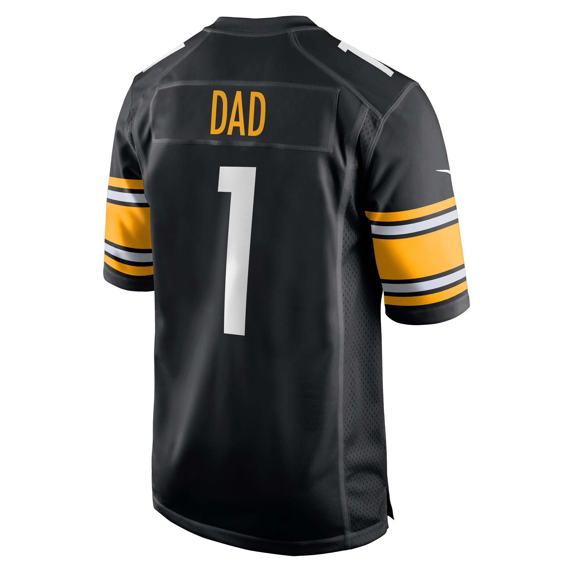 number 1 dad pittsburgh steelers nike game jersey black clowdercats lkjlv.jpg