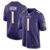 number 1 groom baltimore ravens nike game jersey purple clowdercats qvpyb.jpg