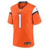number 1 groom denver broncos nike game jersey orange clowdercats j03mi.jpg