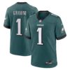 number 1 groom philadelphia eagles nike game jersey midnight green clowdercats q92rn.jpg
