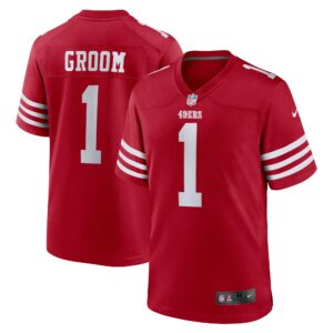 number 1 groom san francisco 49ers nike game jersey scarlet clowdercats fl80g.jpg