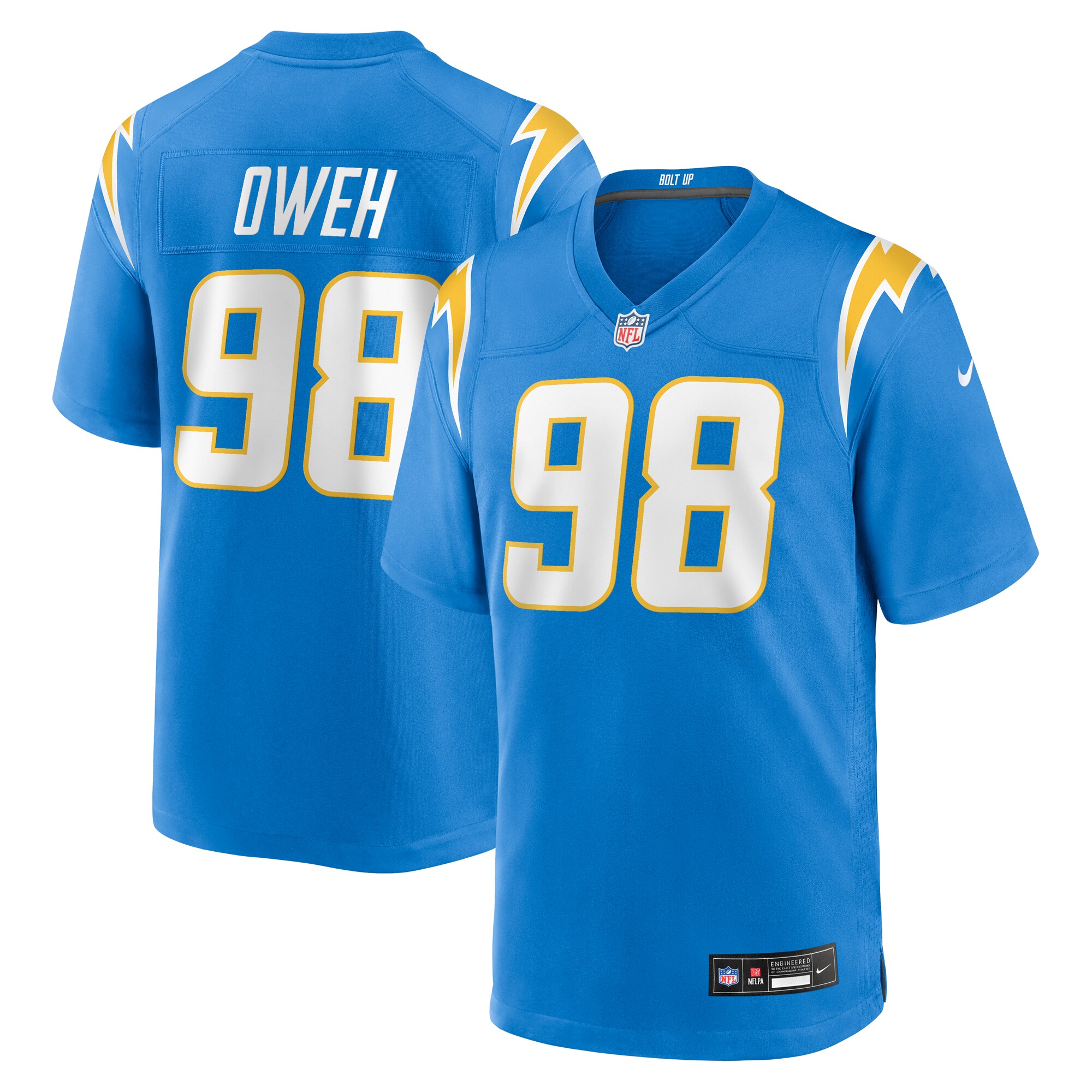 odafe oweh los angeles chargers nike team game jersey powder blue clowdercats pdcx7.jpg