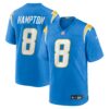 omarion hampton los angeles chargers nike 2025 nfl draft first round pick game jersey powder blue clowdercats gy0wl.jpg