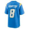 omarion hampton los angeles chargers nike 2025 nfl draft first round pick game jersey powder blue clowdercats t1lxs.jpg