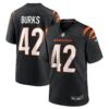 oren burks cincinnati bengals nike team game jersey black clowdercats trw5e.jpg