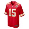 patrick mahomes kansas city chiefs nike game jersey red clowdercats g3day.jpg