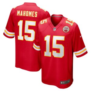 patrick mahomes kansas city chiefs nike game jersey red clowdercats jrthg.jpg