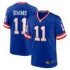 phil simms new york giants nike retired player alternate game jersey royal clowdercats zx4yk.jpg