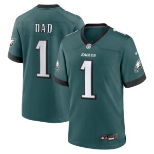 philadelphia eagles nike 1 dad game jersey midnight green clowdercats zzgvb.jpg