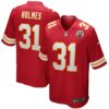 priest holmes kansas city chiefs nike game retired player jersey red clowdercats pueox.jpg