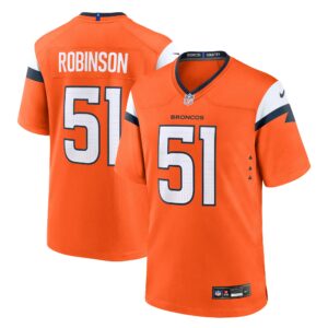 que robinson denver broncos nike team game jersey orange clowdercats uancl.jpg
