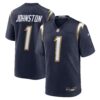 quentin johnston los angeles chargers nike alternate super chargers game player jersey navy clowdercats wpgrh.jpg