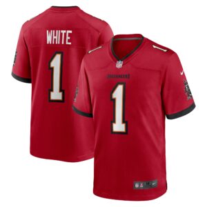 rachaad white tampa bay buccaneers nike game player jersey red clowdercats xqshr.jpg