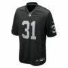 raheem mostert las vegas raiders nike team game jersey black clowdercats lyesm.jpg