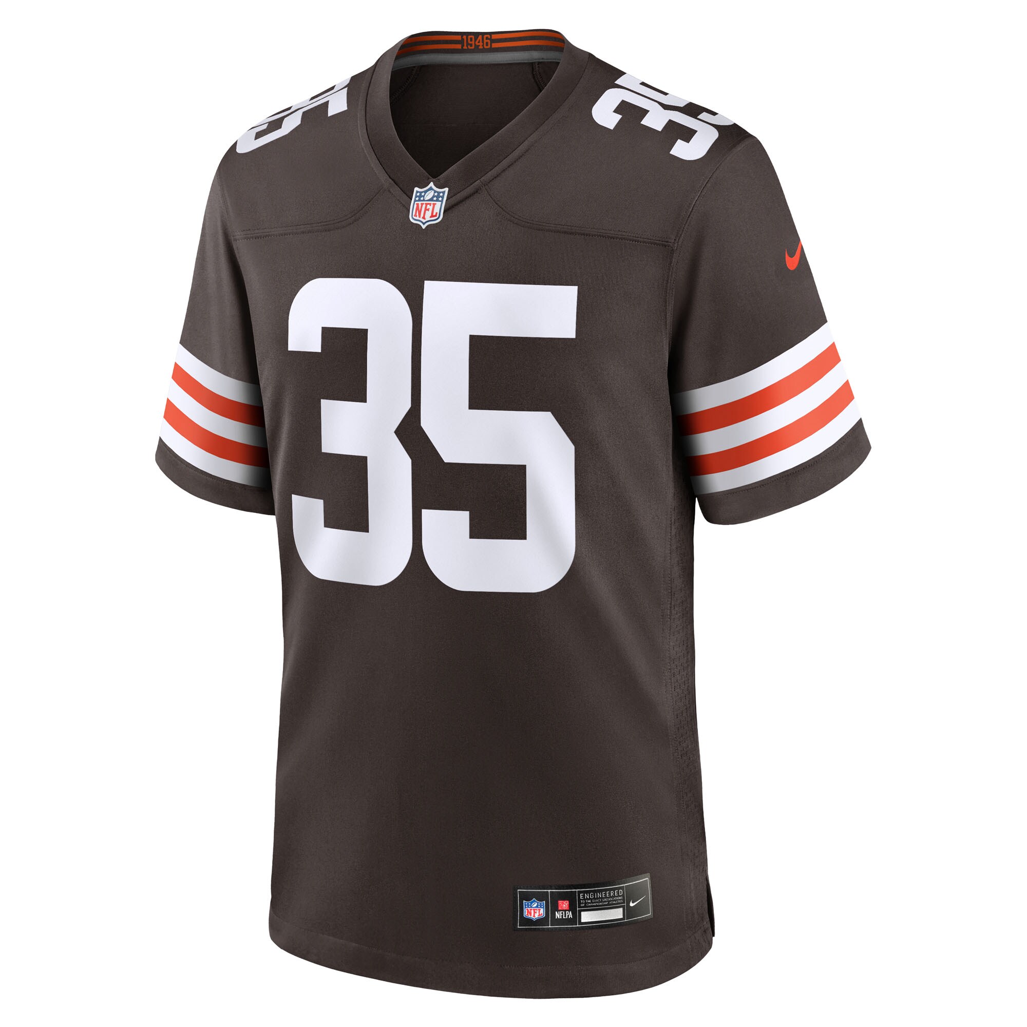 raheim sanders cleveland browns nike team game jersey brown clowdercats s2dog.jpg
