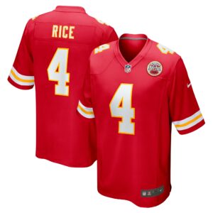 rashee rice kansas city chiefs nike game jersey red clowdercats ztdqu.jpg