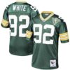 reggie white green bay packers 1993 mitchell ness authentic throwback retired player jersey green clowdercats a5ogh.jpg