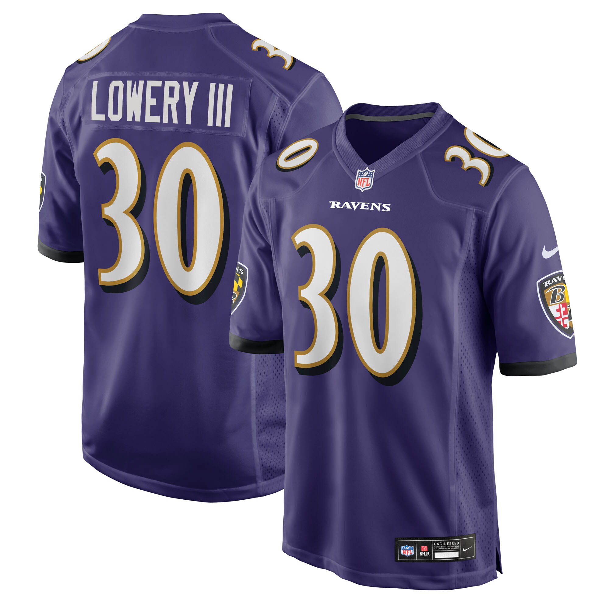 reuben lowery iii baltimore ravens nike team game jersey purple clowdercats n196i.jpg