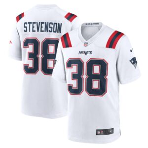 rhamondre stevenson new england patriots nike game player jersey white clowdercats 3id2d.jpg