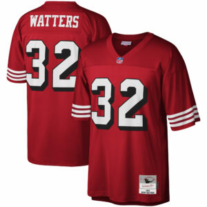 ricky watters san francisco 49ers mitchell ness legacy replica jersey scarlet clowdercats apq4j.jpg