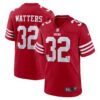 ricky watters san francisco 49ers nike retired player game jersey scarlet clowdercats uvxzs.jpg