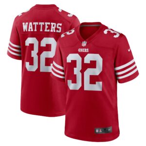 ricky watters san francisco 49ers nike retired player game jersey scarlet clowdercats uvxzs.jpg