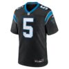 rico dowdle carolina panthers nike team game jersey black clowdercats wpskf.jpg