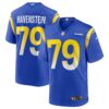 rob havenstein los angeles rams nike game jersey royal clowdercats oqv3e.jpg