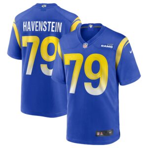rob havenstein los angeles rams nike game jersey royal clowdercats oqv3e.jpg
