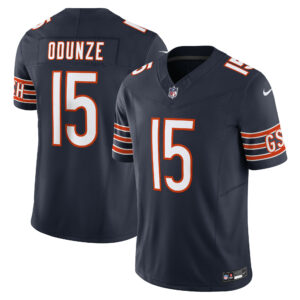rome odunze chicago bears nike vapor fuse limited jersey navy clowdercats rp8xv.jpg