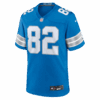 ross dwelley detroit lions nike team game jersey blue clowdercats b0i0n