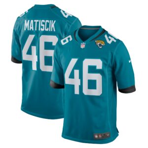 ross matiscik jacksonville jaguars nike game jersey teal clowdercats cuzww.jpg