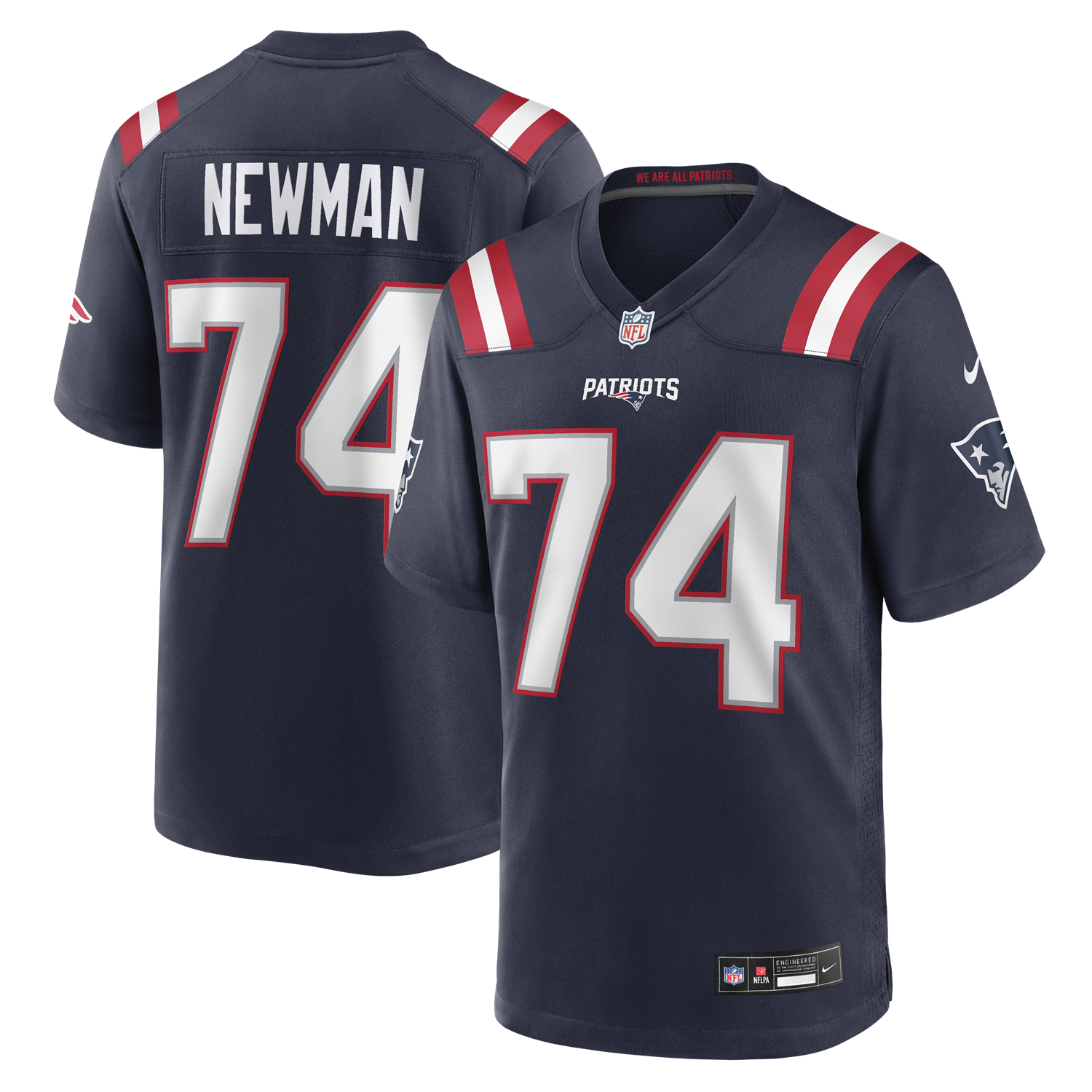 royce newman new england patriots nike team game jersey navy clowdercats 5amuf