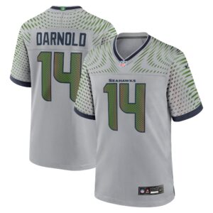 sam darnold seattle seahawks nike 2025 rivalries collection game jersey wolf gray clowdercats gxmja.jpg
