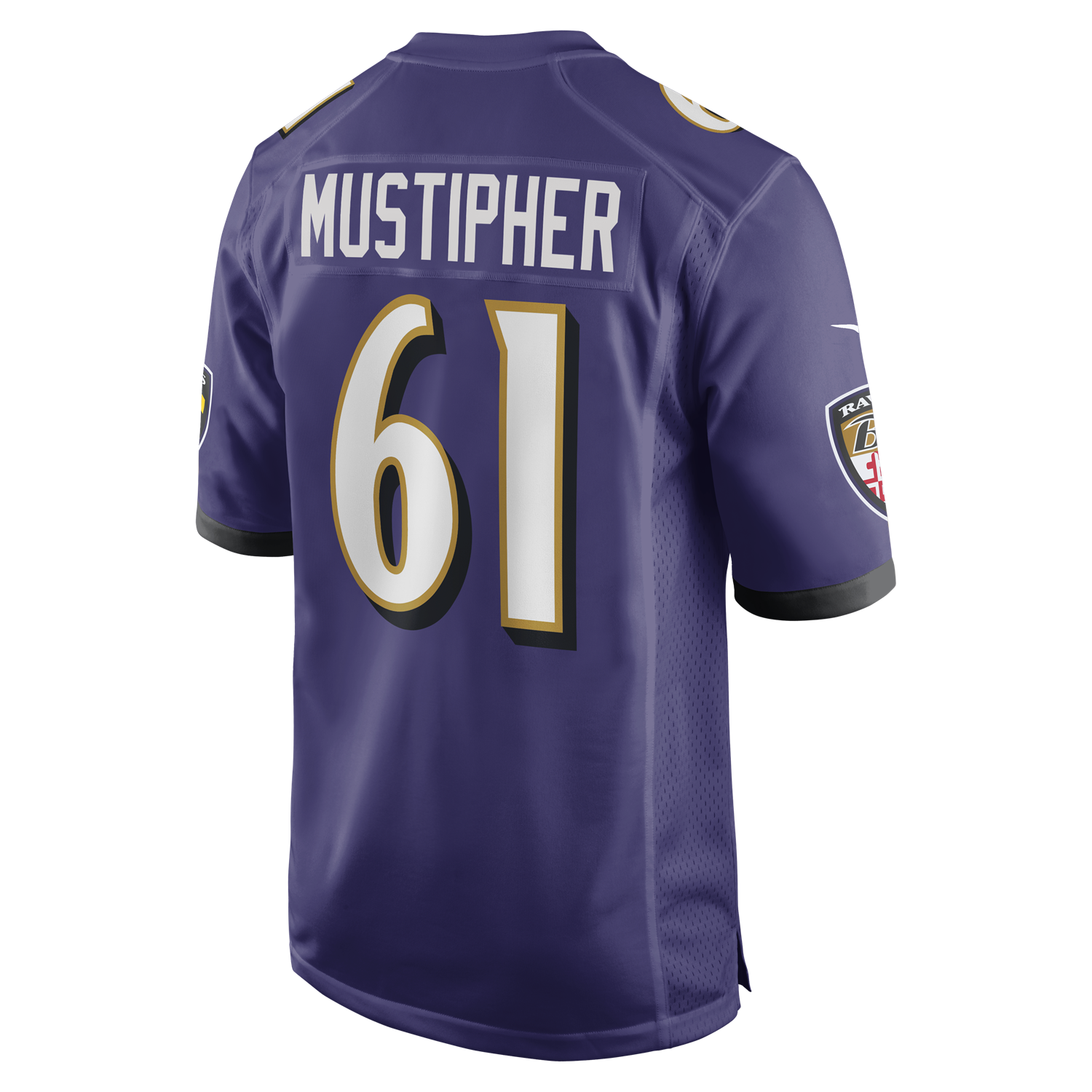sam mustipher baltimore ravens nike team game jersey purple clowdercats ovaxn