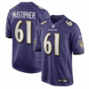 sam mustipher baltimore ravens nike team game jersey purple clowdercats qx7sn