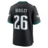 saquon barkley philadelphia eagles nike alternate game jersey black clowdercats rmedk.jpg