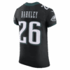 saquon barkley philadelphia eagles nike alternate vapor fuse elite jersey black clowdercats oquhy