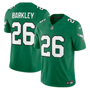 saquon barkley philadelphia eagles nike alternate vapor fuse limited jersey kelly green clowdercats ejxcb.jpg