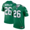 saquon barkley philadelphia eagles nike legend player performance top kelly green clowdercats eufej.jpg
