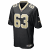 sataoa laumea new orleans saints nike team game jersey black clowdercats bidom