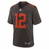 shedeur sanders cleveland browns nike alpha dawg game jersey brown clowdercats iwim6