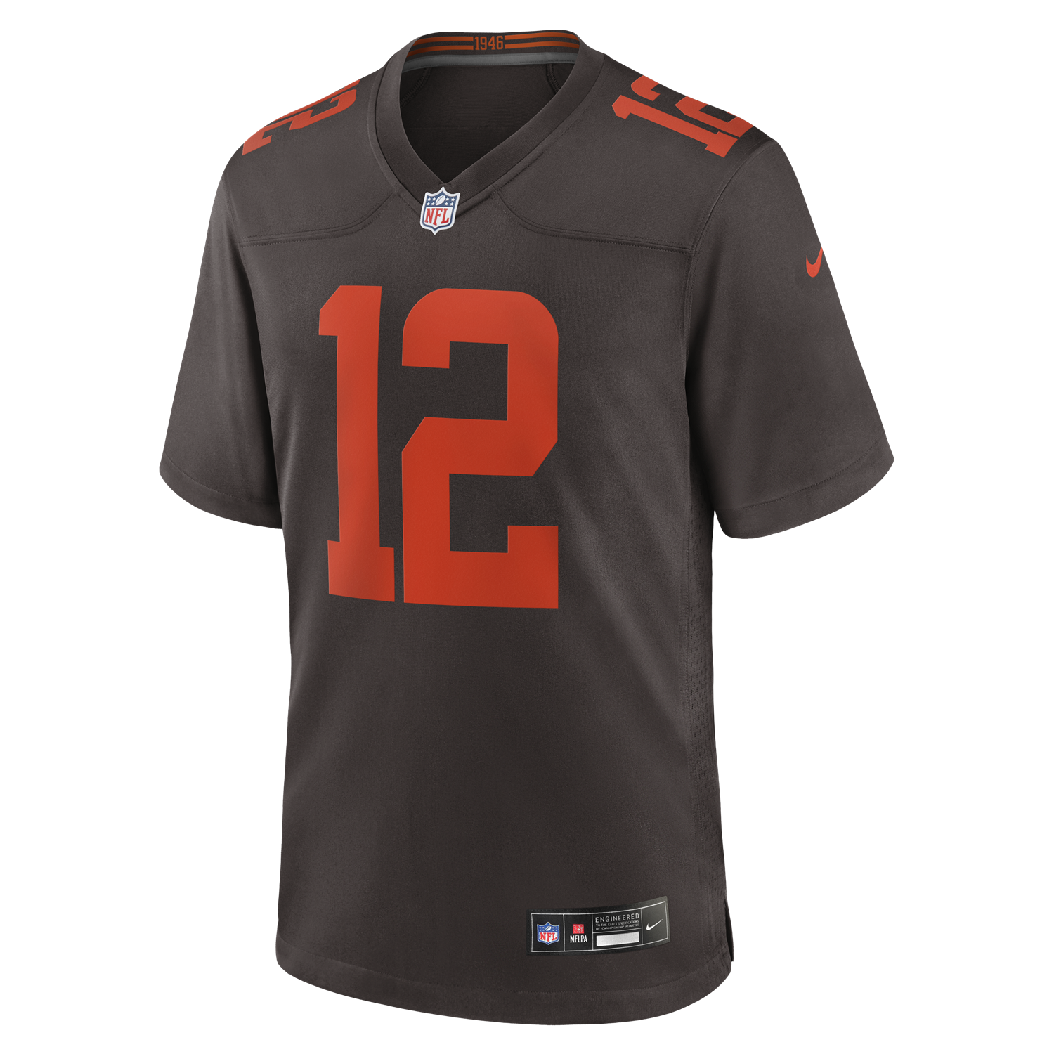 shedeur sanders cleveland browns nike alpha dawg game jersey brown clowdercats iwim6