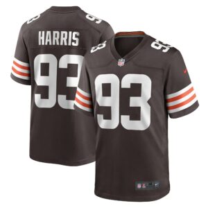 shelby harris cleveland browns nike team game jersey brown clowdercats j6eay.jpg