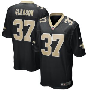 steve gleason new orleans saints nike game retired player jersey black clowdercats a9xfs.jpg