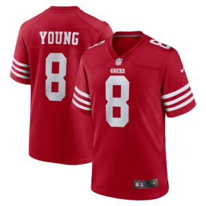 steve young san francisco 49ers nike retired player game jersey scarlet clowdercats lqbuc.jpg