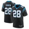 tarik cohen carolina panthers nike game jersey black clowdercats dewwf.jpg