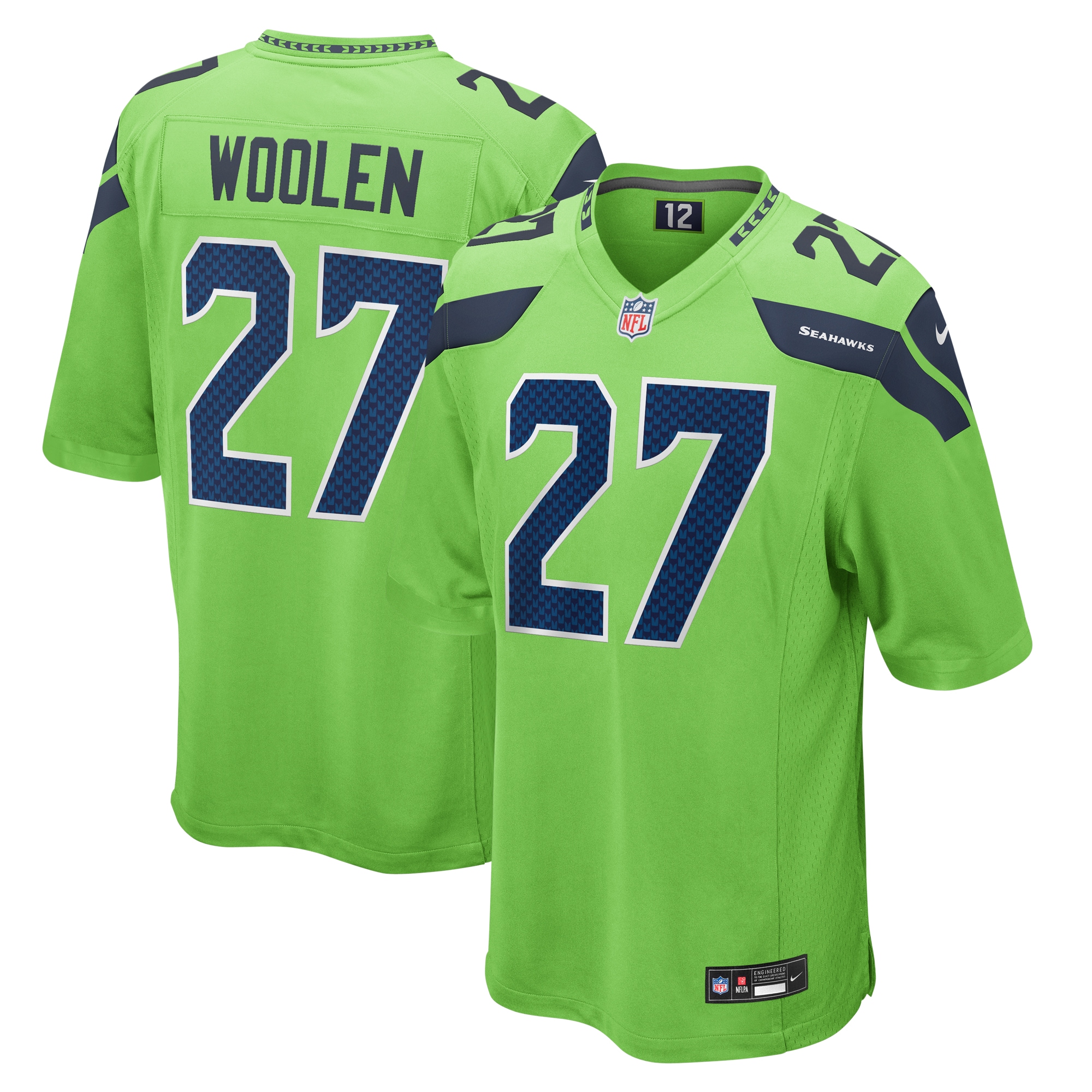 tariq woolen seattle seahawks nike game jersey neon green clowdercats yltln.jpg