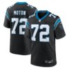 taylor moton carolina panthers nike team game jersey black clowdercats msh63.jpg