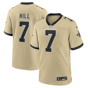 taysom hill new orleans saints nike gameday golds alternate game player jersey gold clowdercats 4hakk.jpg